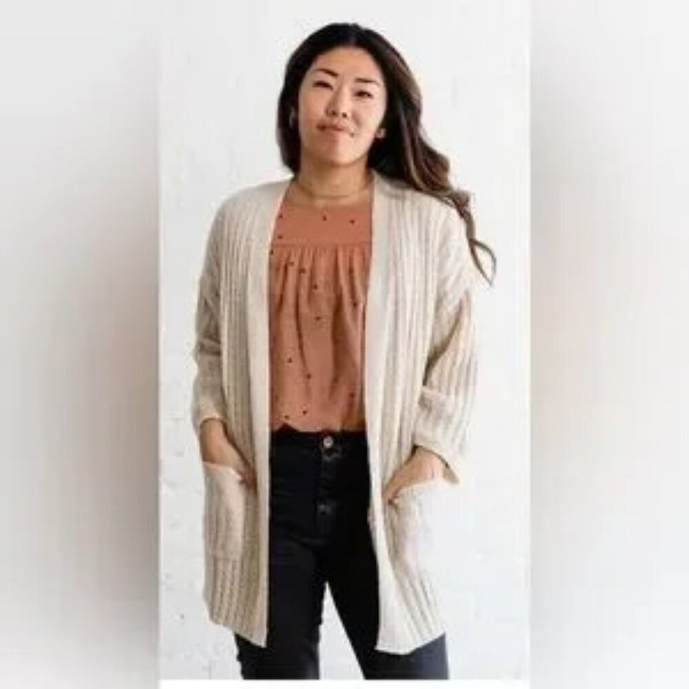 NEW Perch by Blu Pepper Cream Cardigan